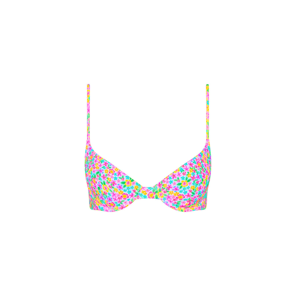 Slim Underwire Bra Bikini Top