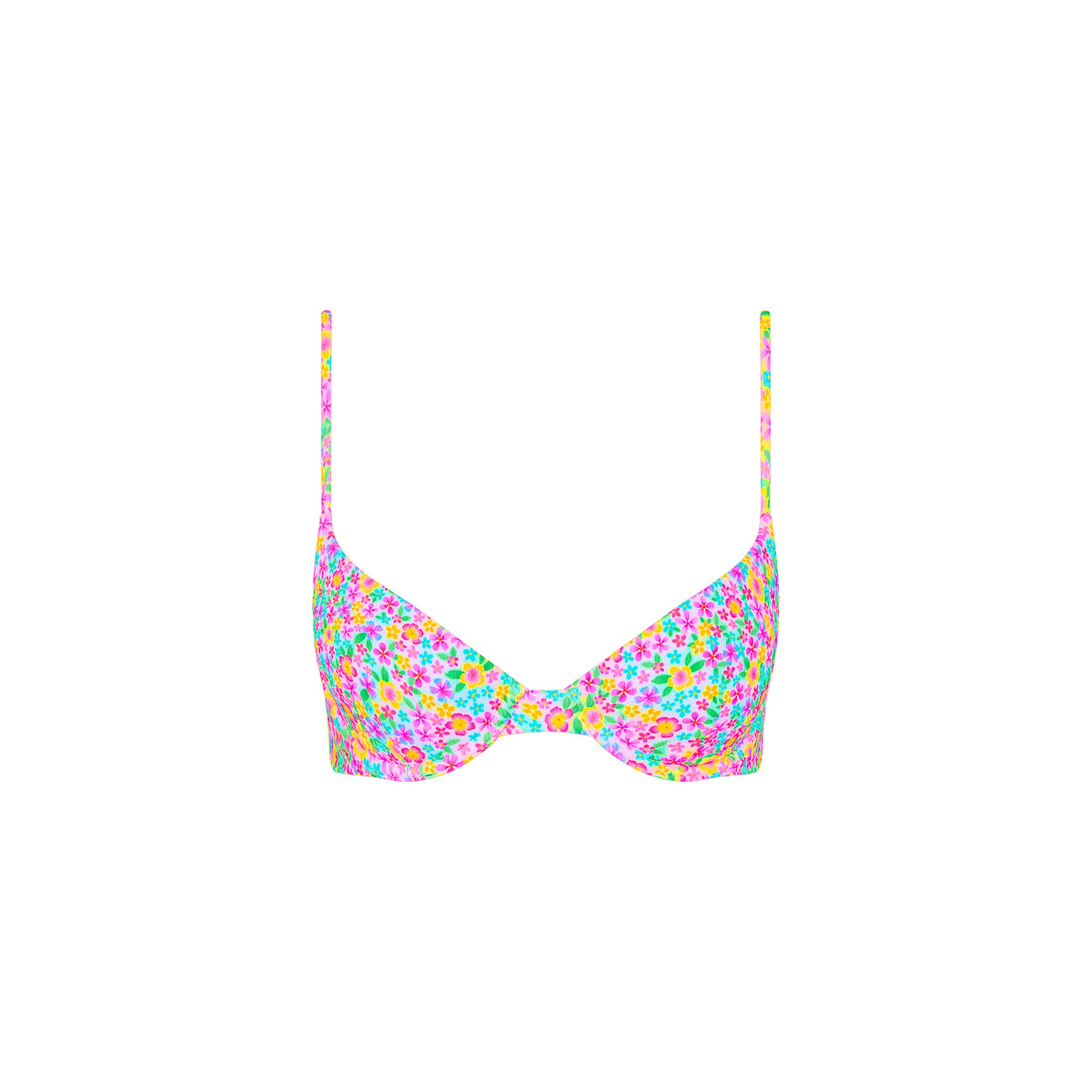 Slim Underwire Bra Bikini Top