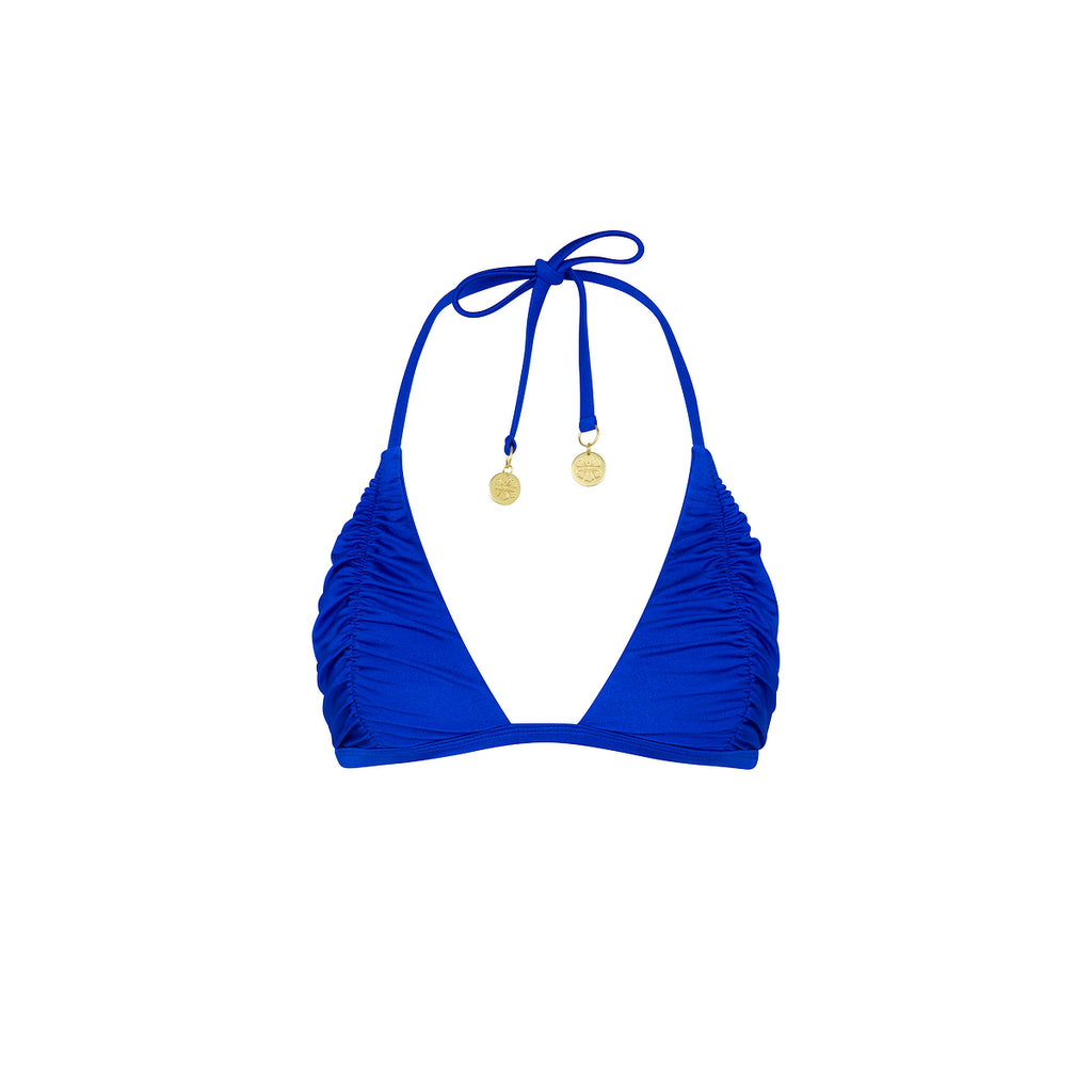 Gathered Stitch Bralette Bikini Top