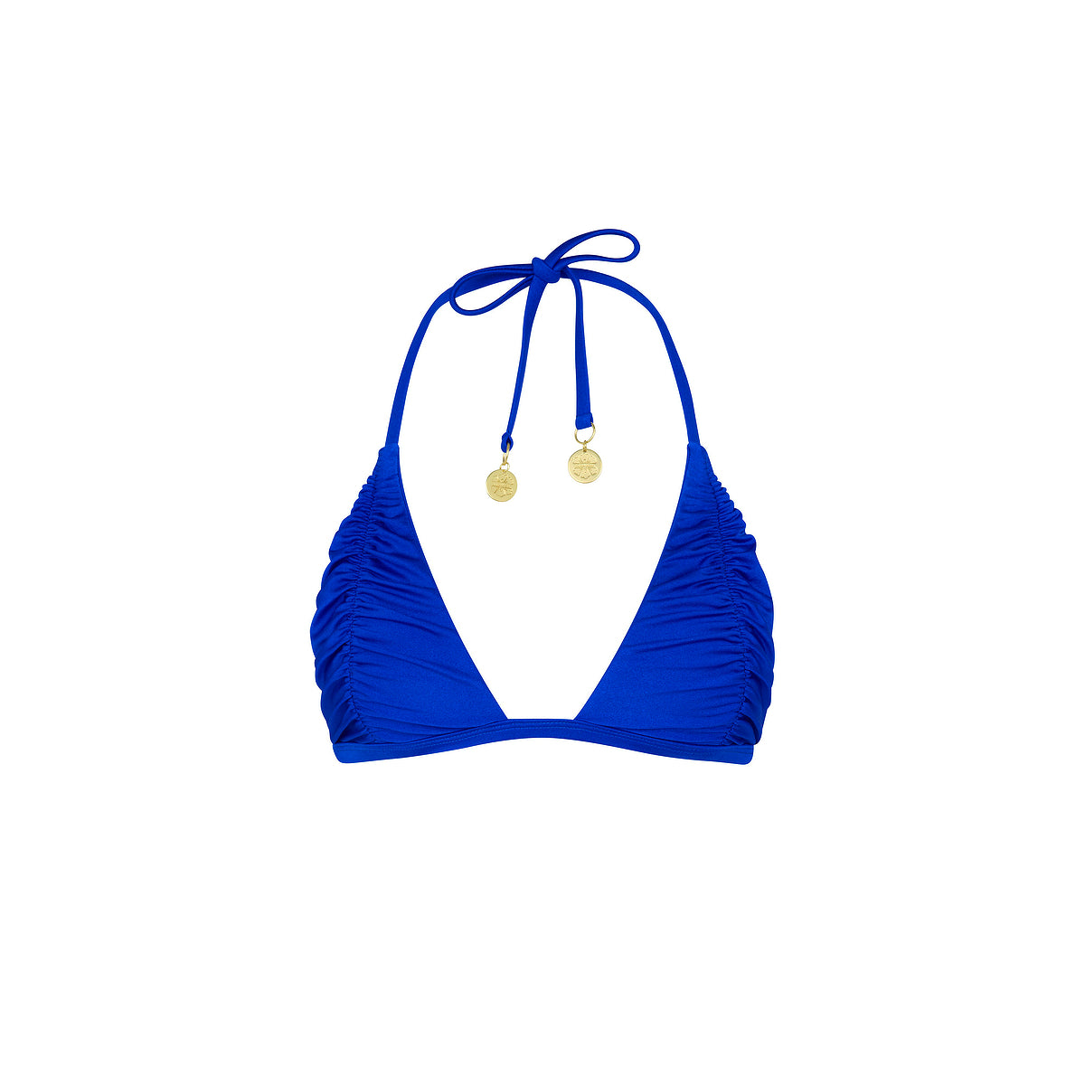 Gathered Stitch Bralette Bikini Top