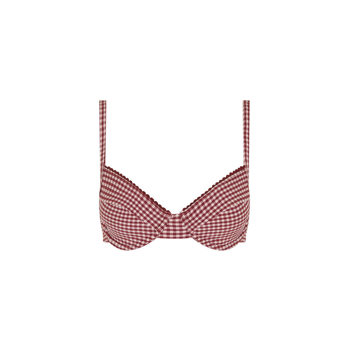Decorative Ditzy Underwire Bikini Top