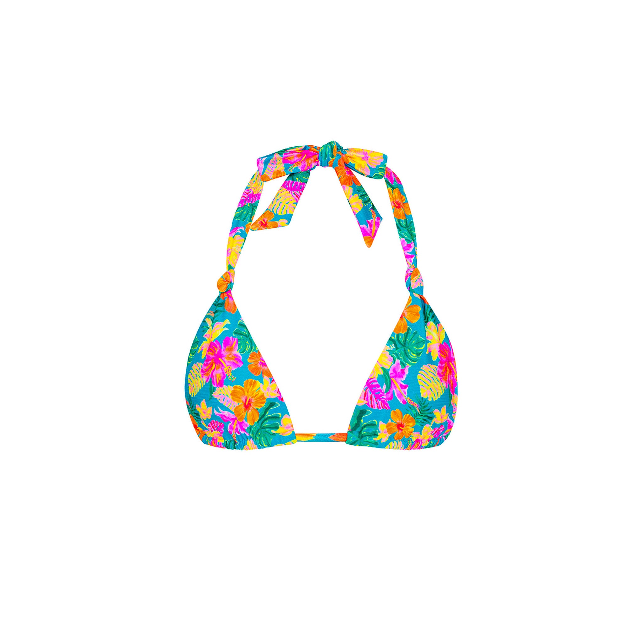 Soft Knot Halter Bikini Top