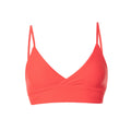 Criss Cross Long Line Triangle Bikini Top