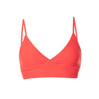 Criss Cross Long Line Triangle Bikini Top