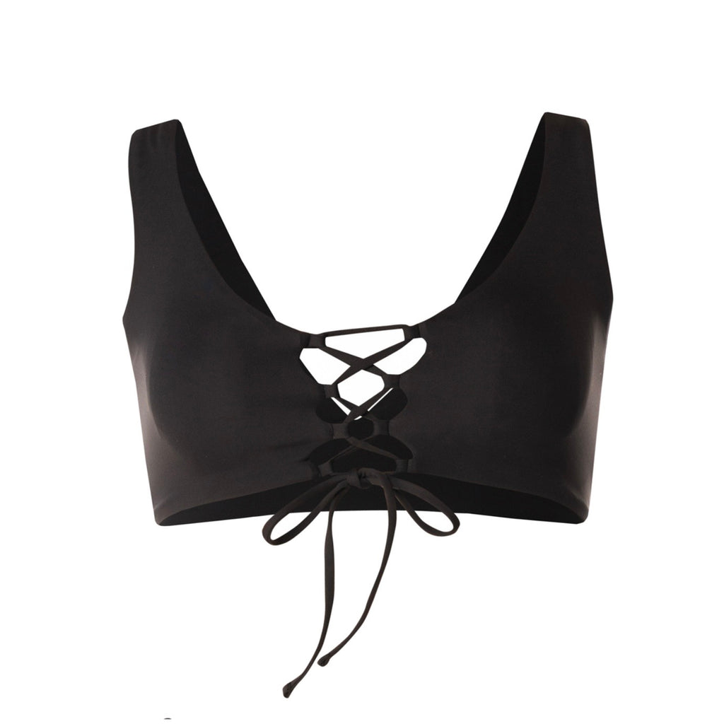 Allure Long Line Triangle Bikini Top