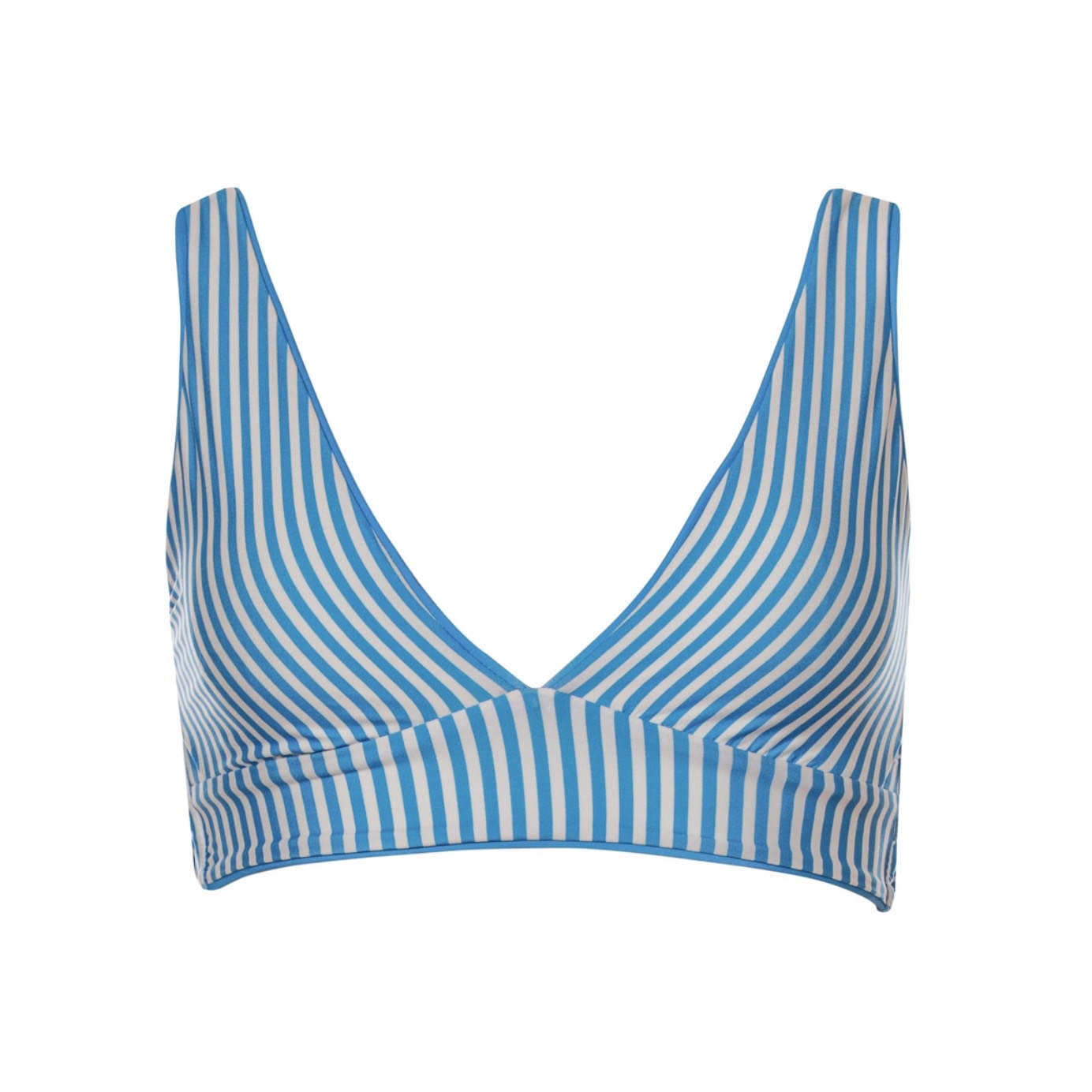 Allure Long Line Triangle Bikini Top