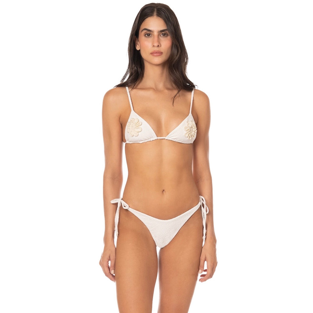 Splenium Regular Rise Tie Side Bikini Bottom