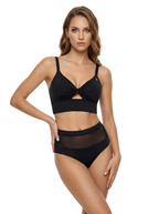 Twisted Cropped Bikini Top