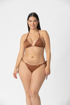 Triangle Bikini Top with Beads