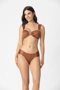 Draped Side Bikini Bottom