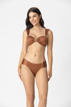 Draped Side Bikini Bottom