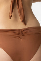 Draped Side Bikini Bottom