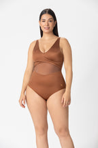 One Piece with Mesh Slit