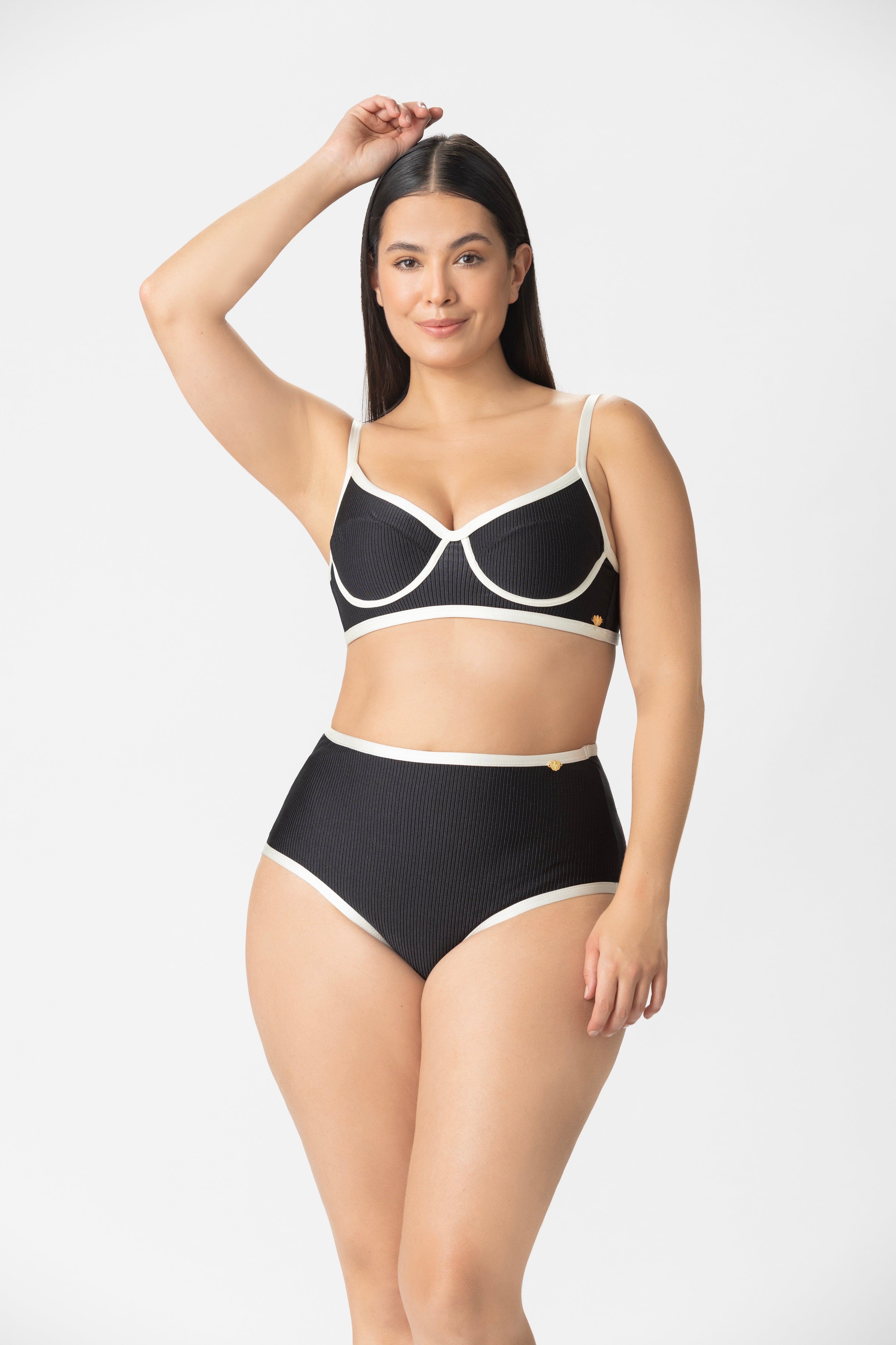 Contrast Underwire Bikini Top