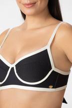 Contrast Underwire Bikini Top