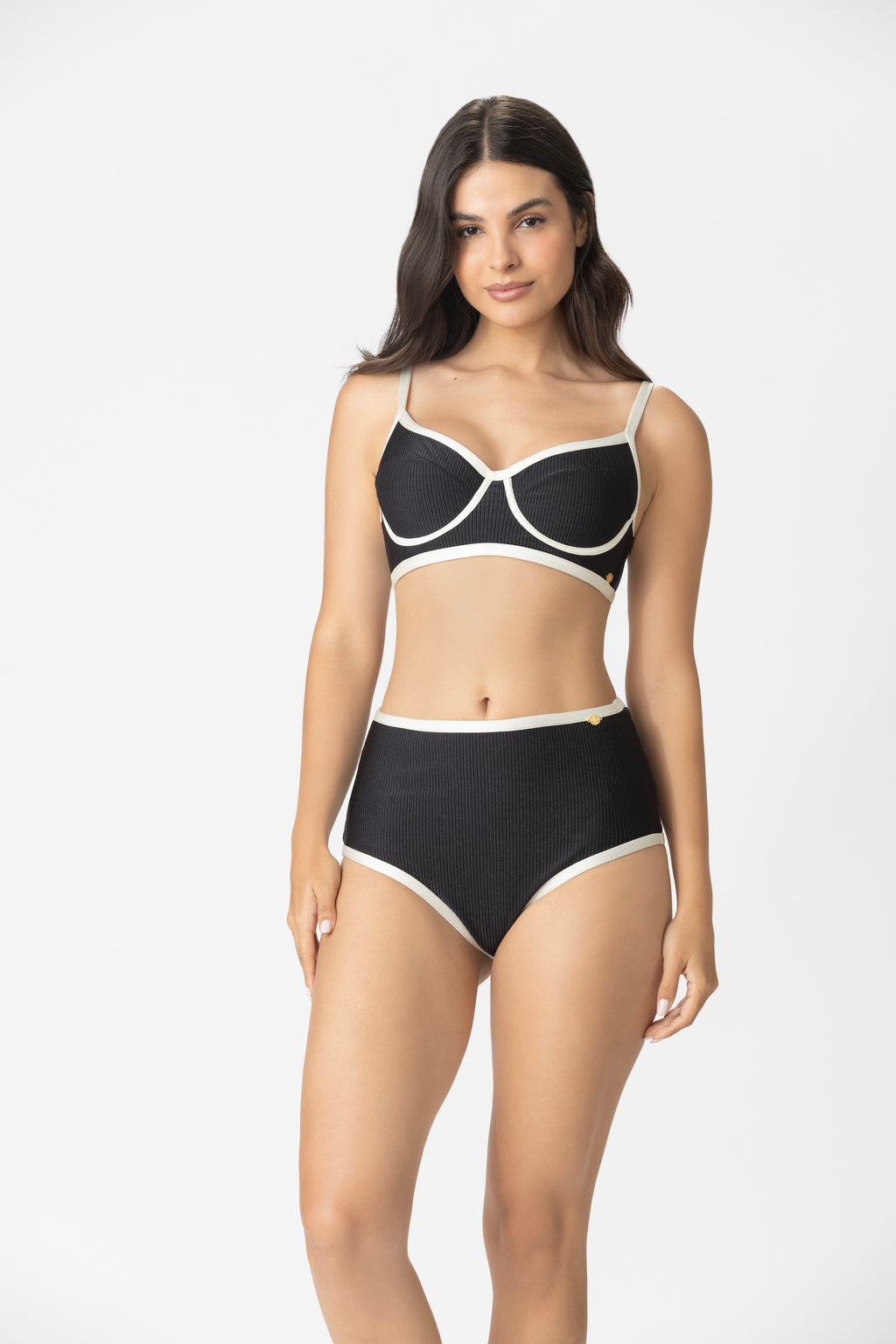 Contrast Underwire Bikini Top