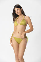 Triangle Bikini Top with Beads