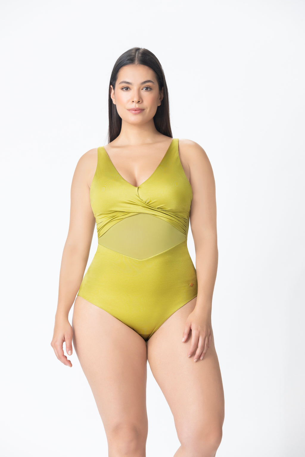 One Piece with Mesh Slit