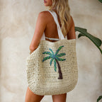 Straw Beach Tote Bag