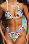 Limoncello Hand-Beaded Embellished Bikini Bottom
