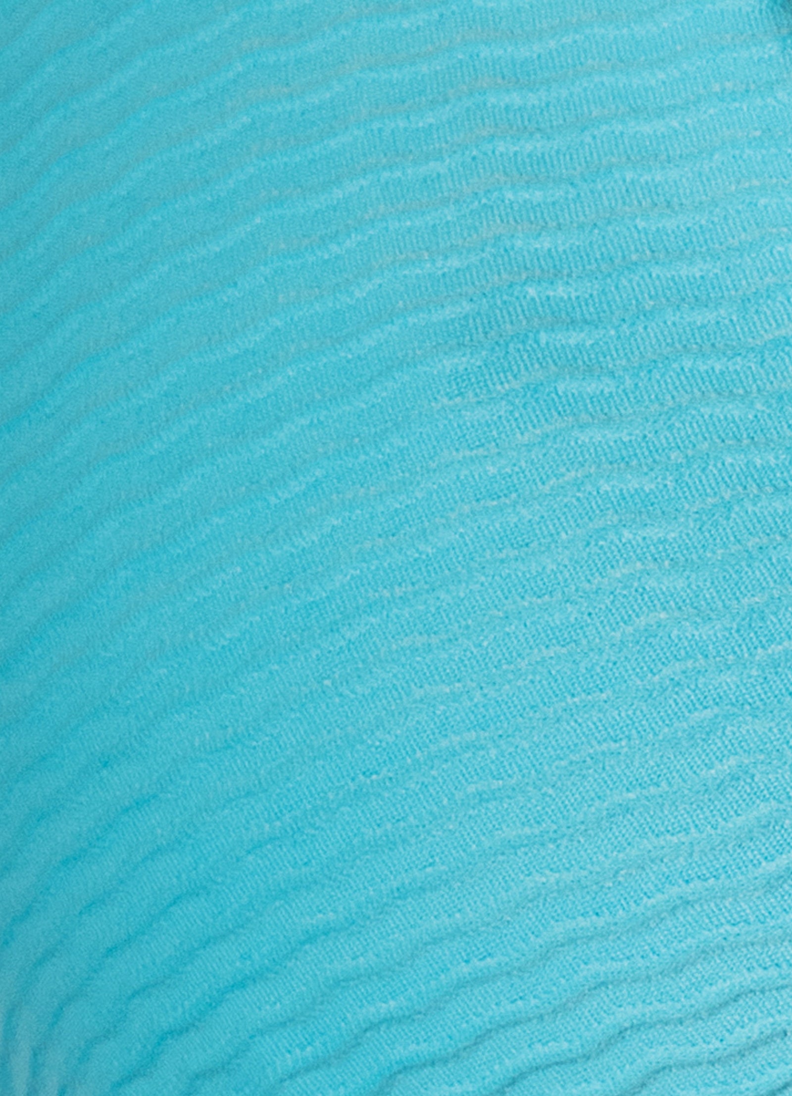 Shine Long Line Triangle Bikini Top