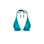 Frill Halter Bralette Bikini Top