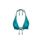 Frill Halter Bralette Bikini Top