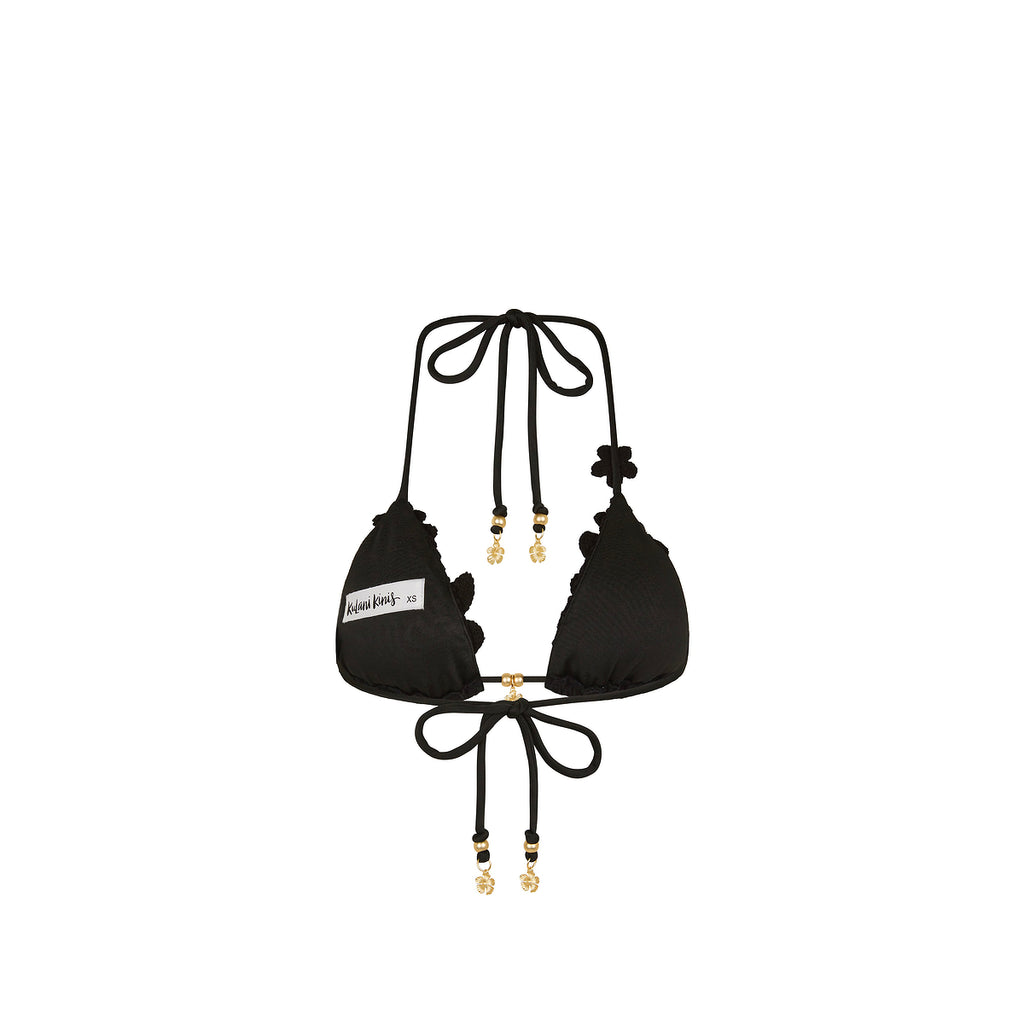 Applique Crochet Halter Top