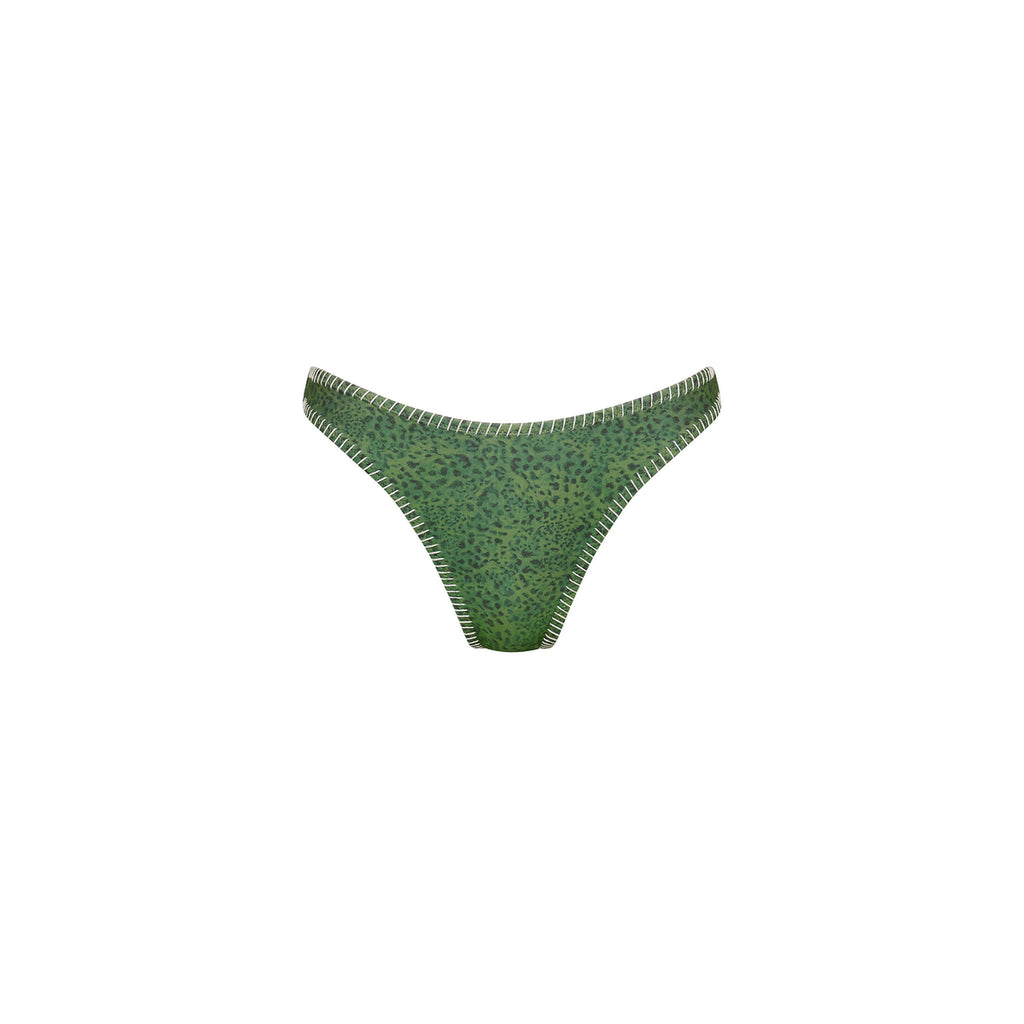 Lace Stitch High Leg Vintage Bikini Bottom