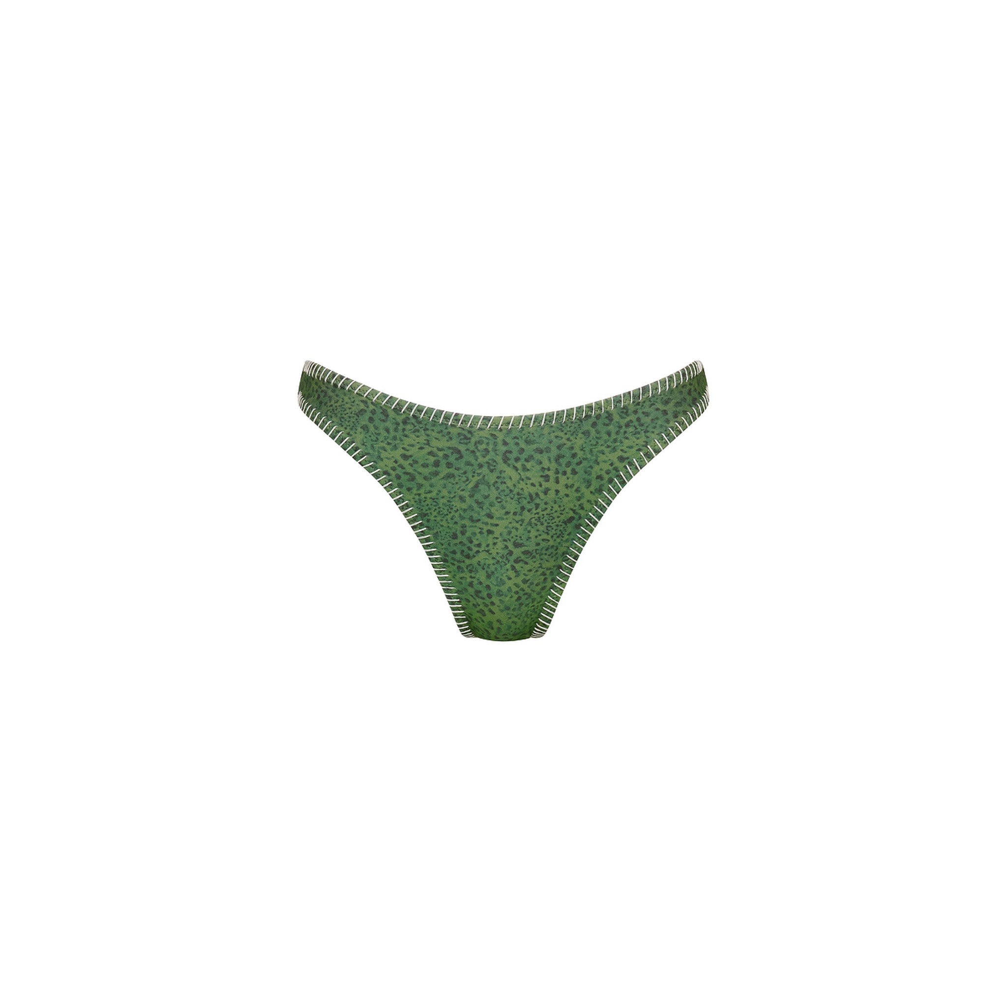 Lace Stitch High Leg Vintage Bikini Bottom