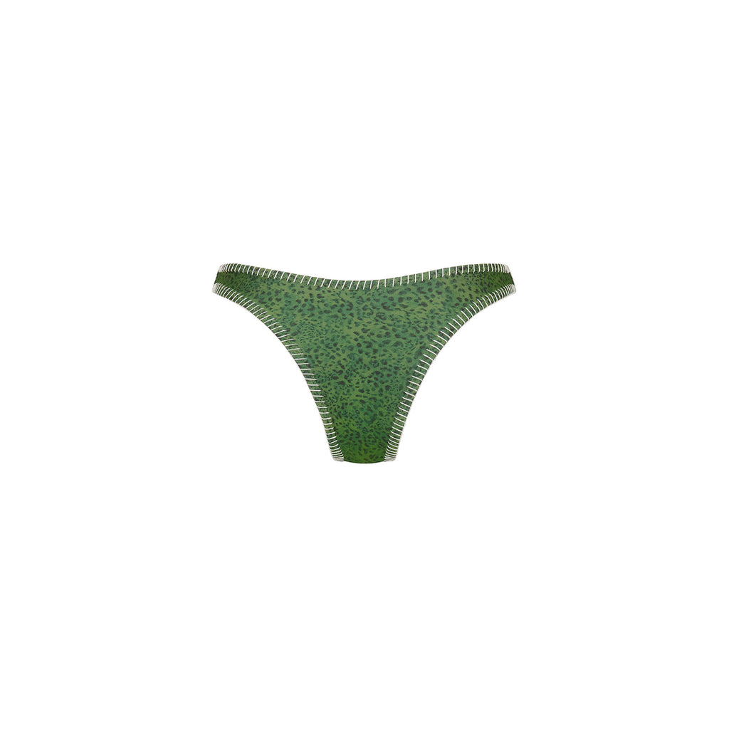Lace Stitch High Leg Vintage Bikini Bottom
