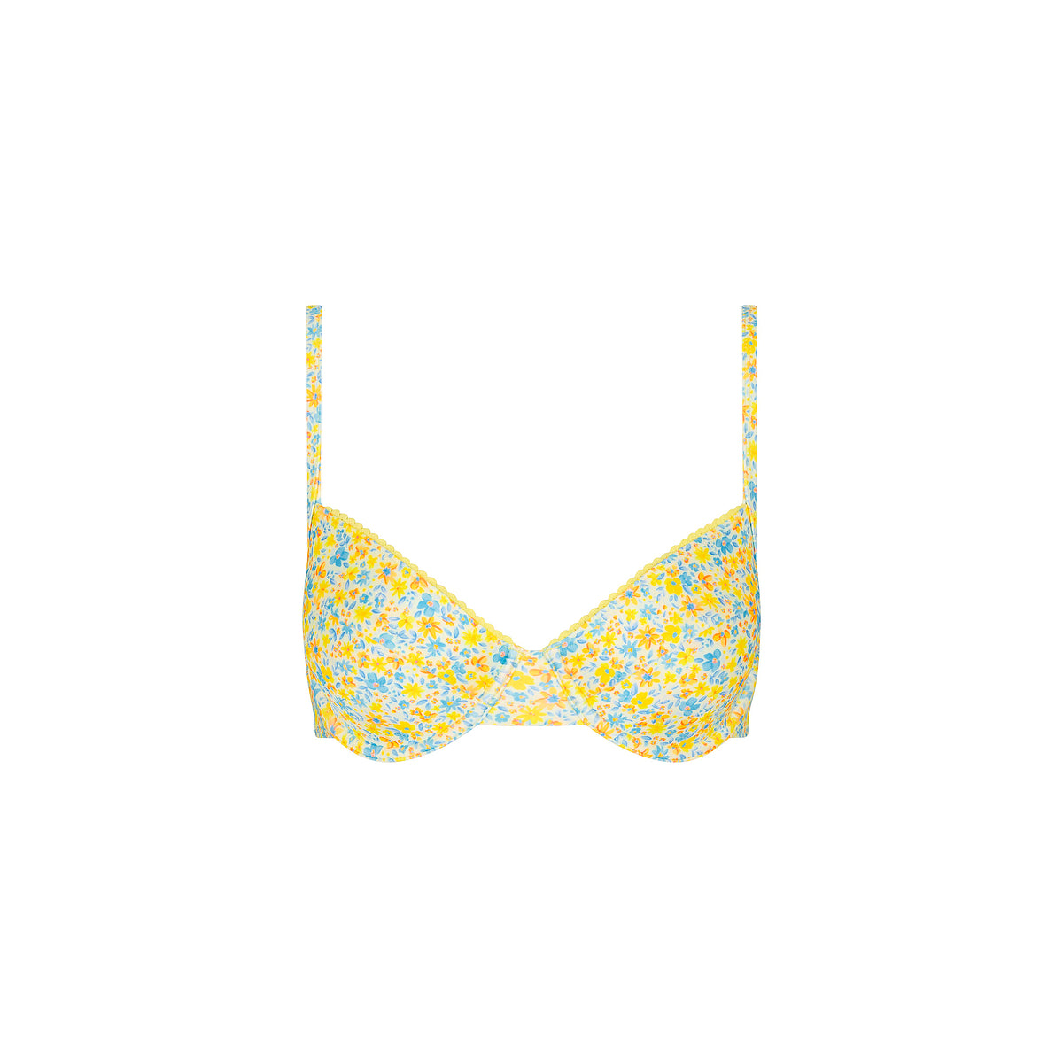 Decorative Ditzy Underwire Bikini Top