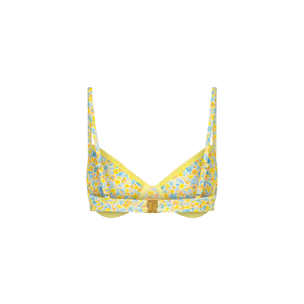 Decorative Ditzy Underwire Bikini Top