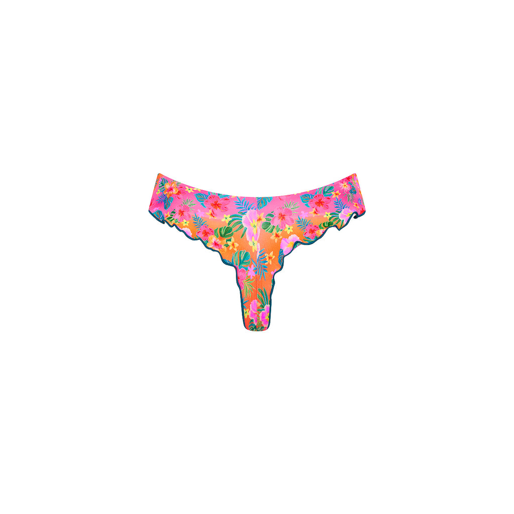 Lettuce Frill Thong Bikini Bottom