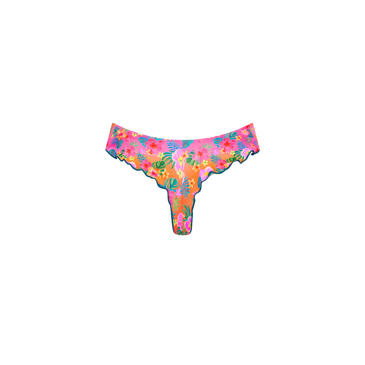 Lettuce Frill Thong Bikini Bottom