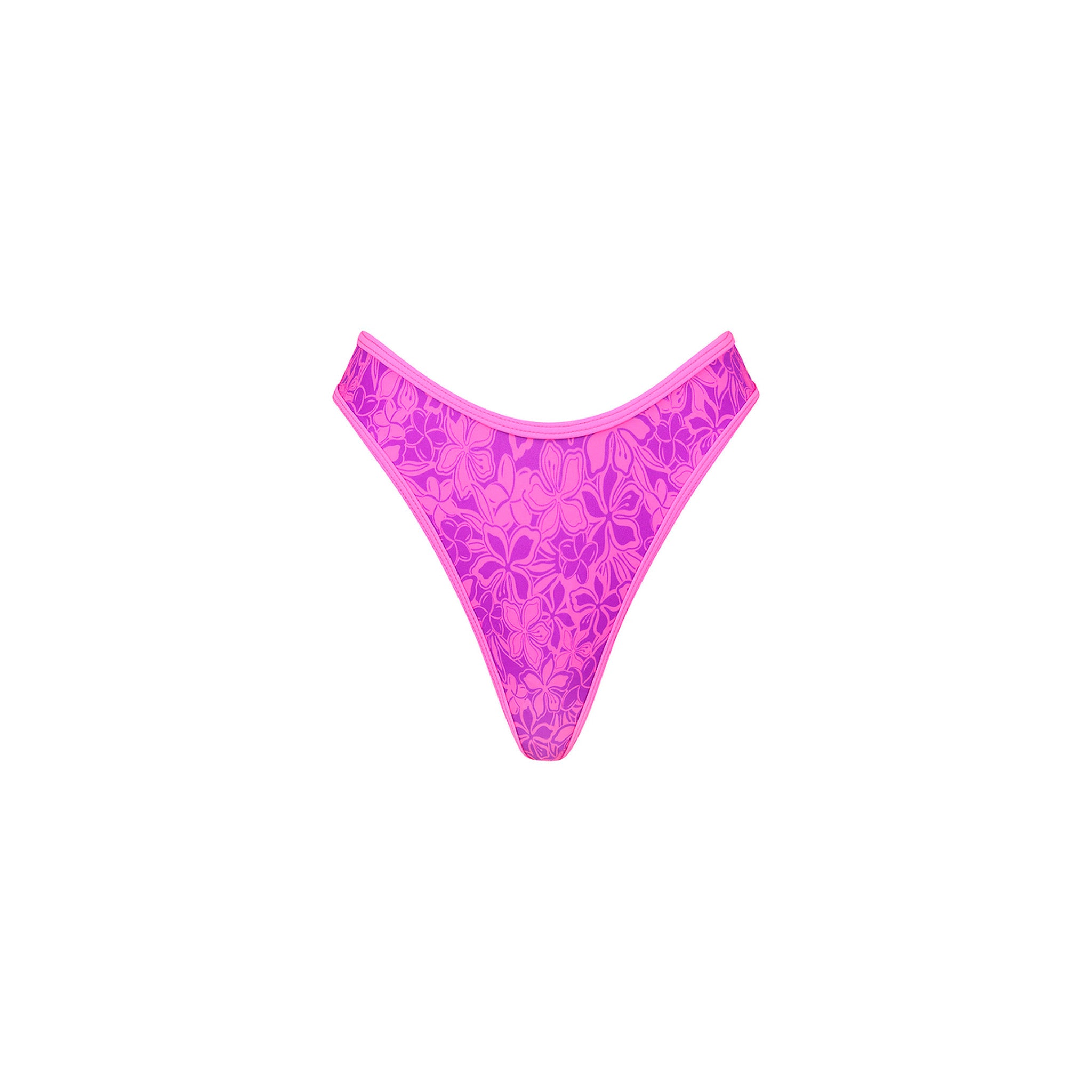 High Leg Thong Bikini Bottom