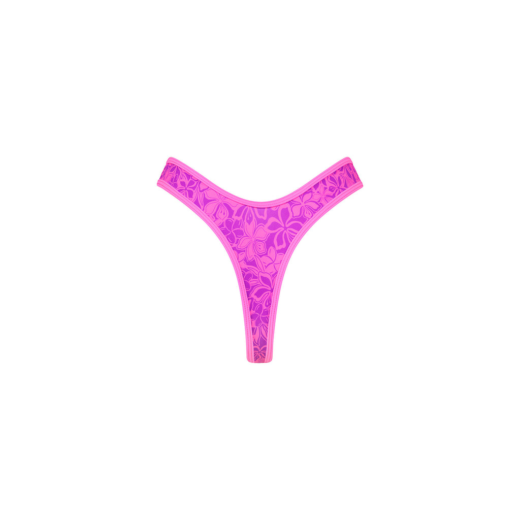 High Leg Thong Bikini Bottom