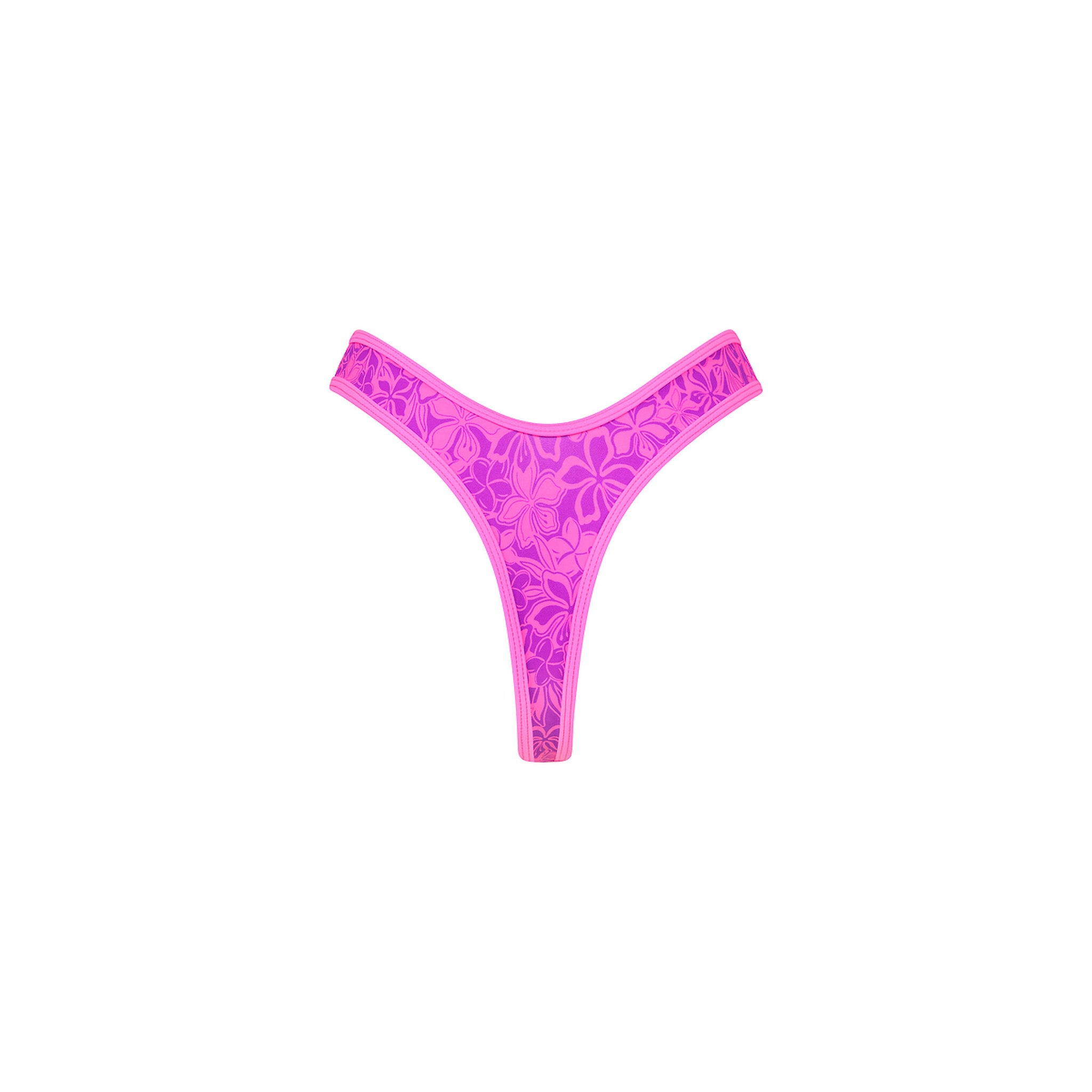 High Leg Thong Bikini Bottom