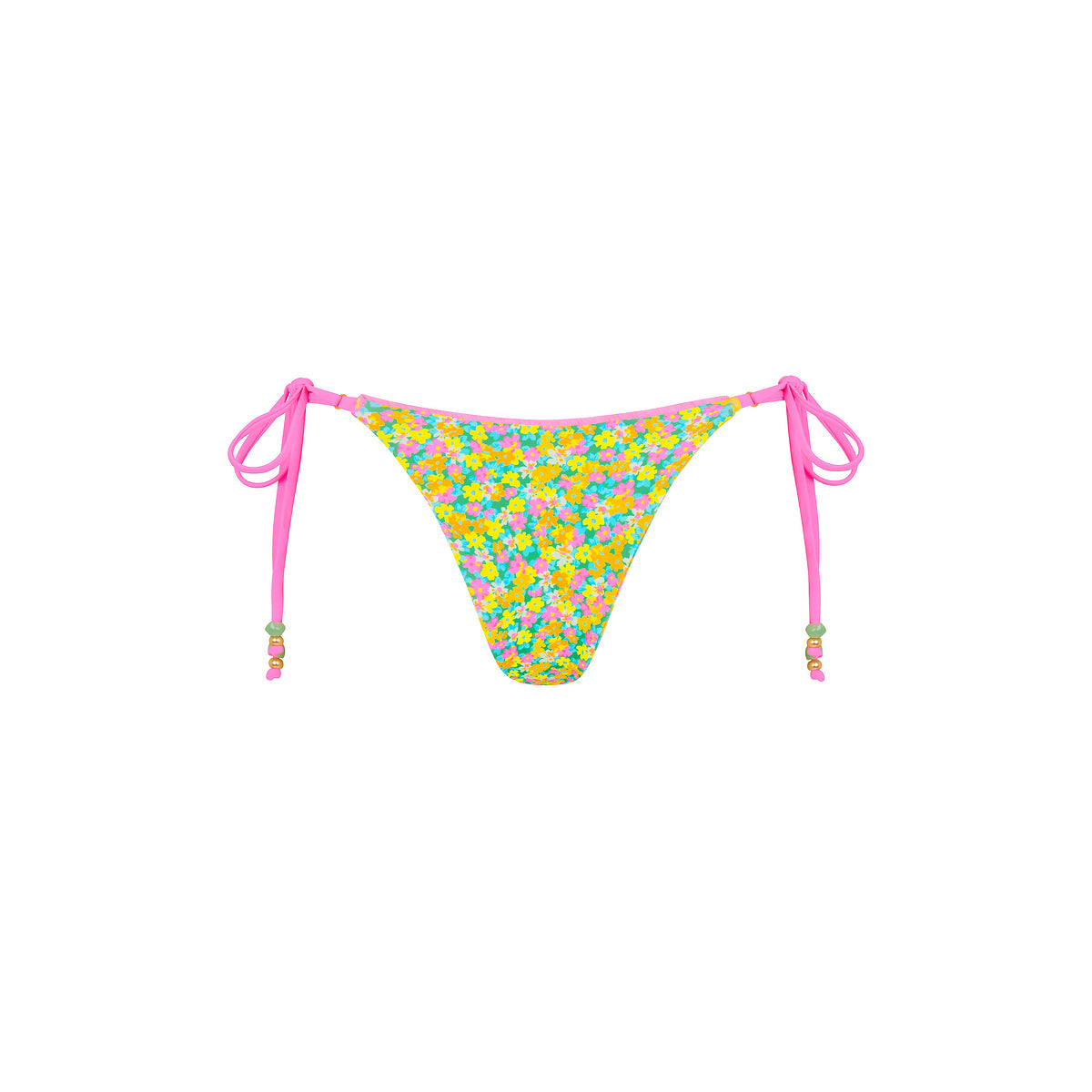 Decorative Thong Tie Side Bikini Bottom