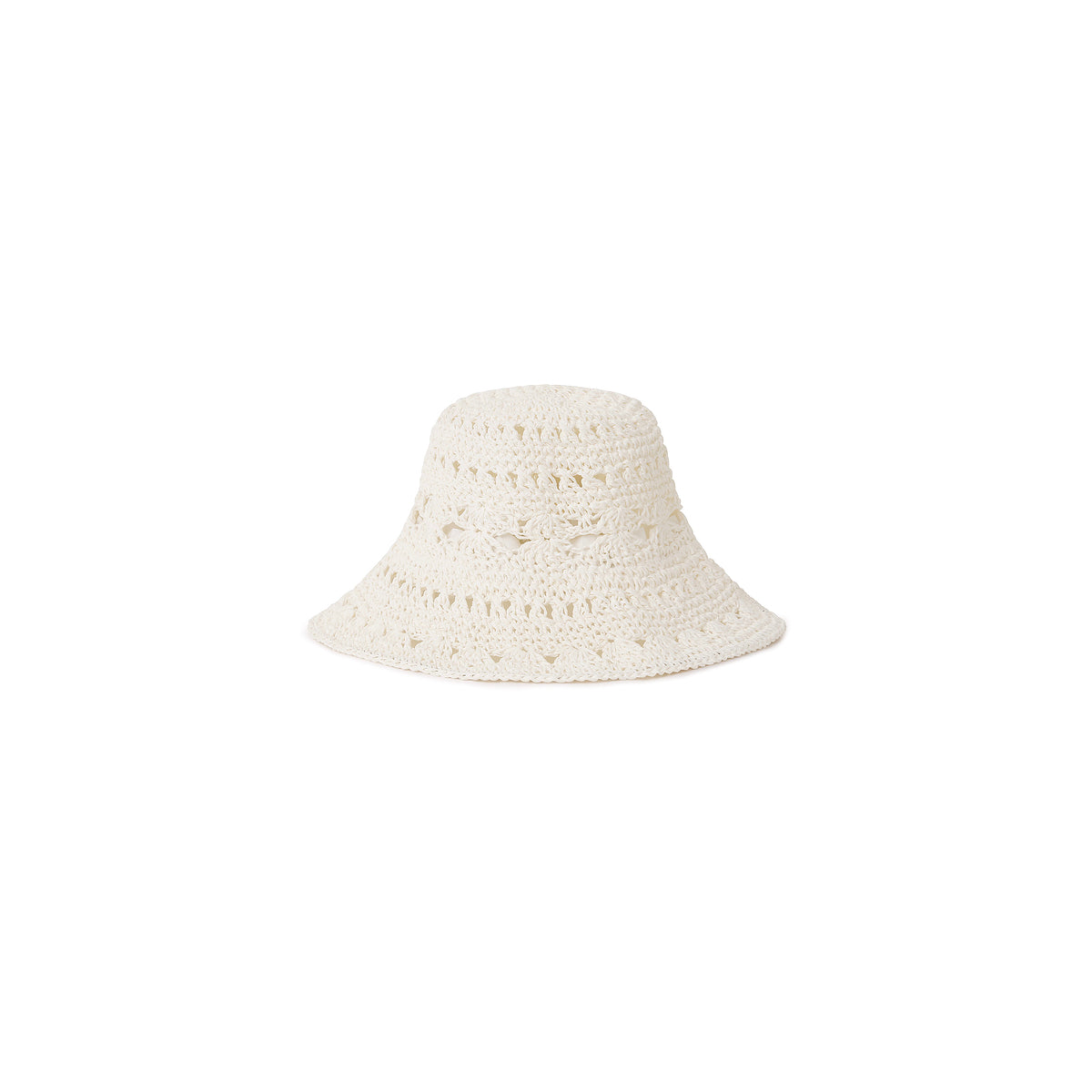 Straw Crochet Bucket Hat