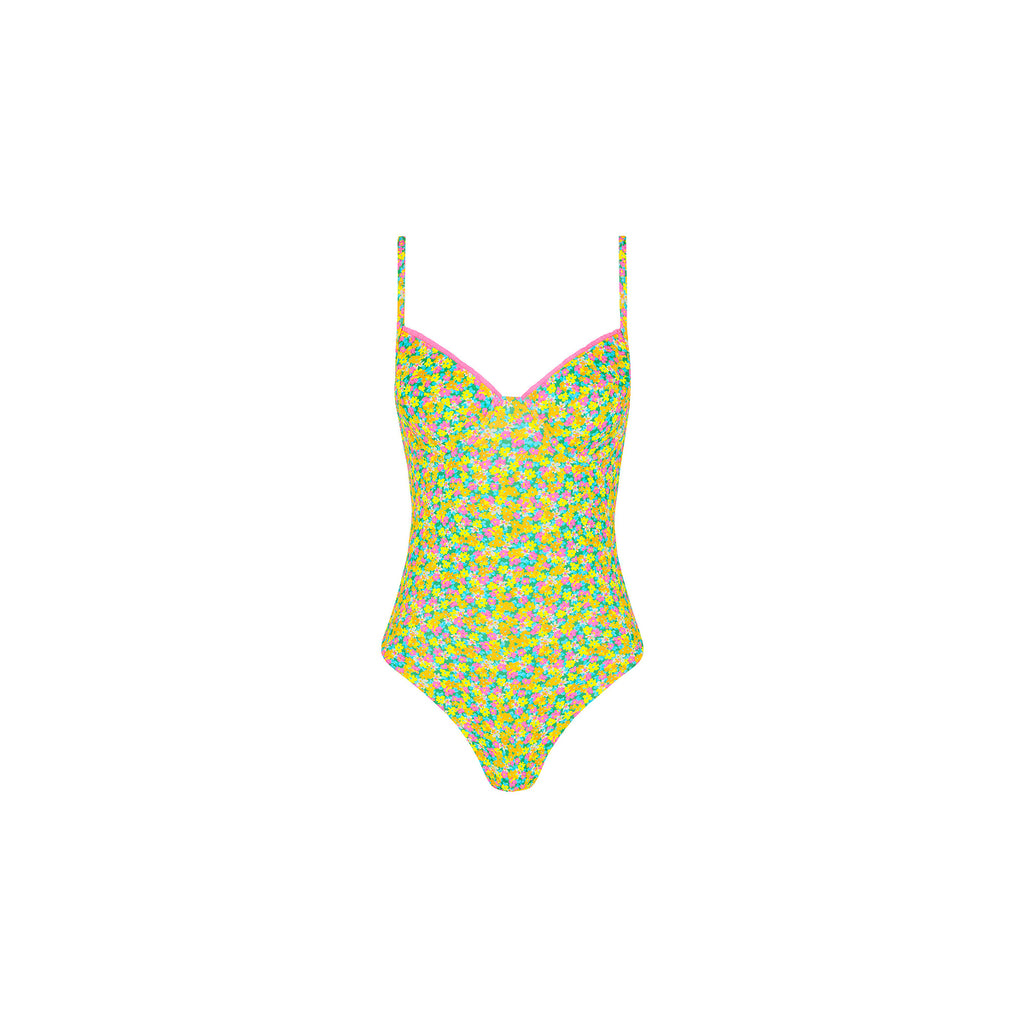 Decorative Underwire Cheeky One Piece