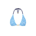 Shirred Triangle Bikini Top