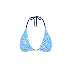 Shirred Triangle Bikini Top