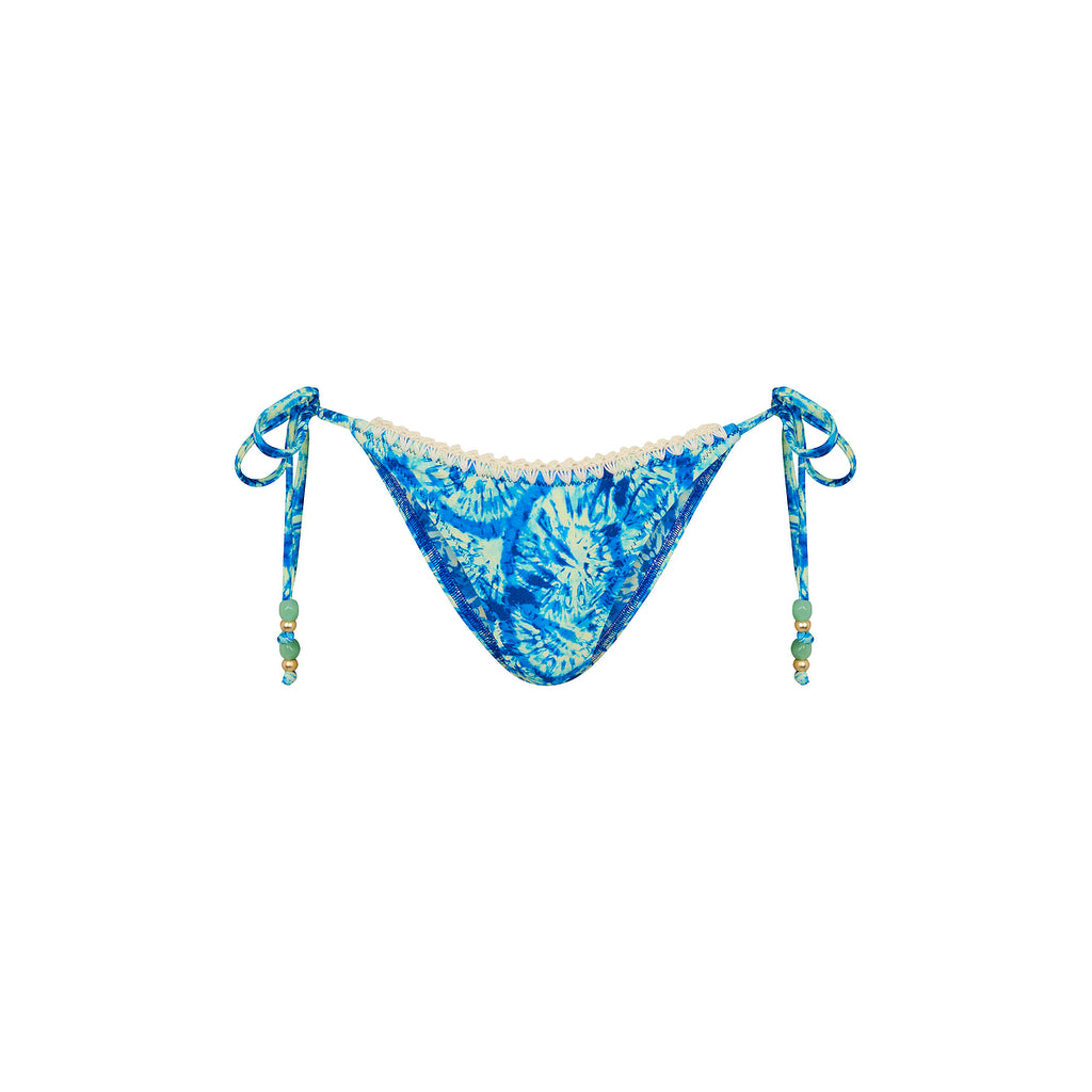 Crochet Dipped Cheeky Tie Bikini Bottom