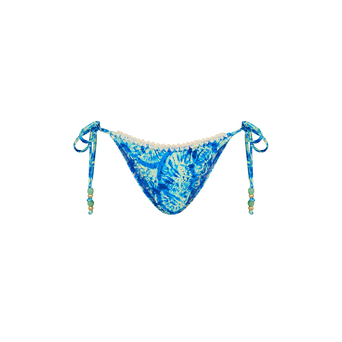Crochet Dipped Cheeky Tie Bikini Bottom