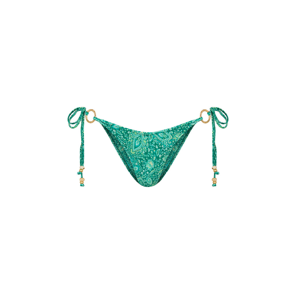 Ring Cheeky Tie Bikini Bottom