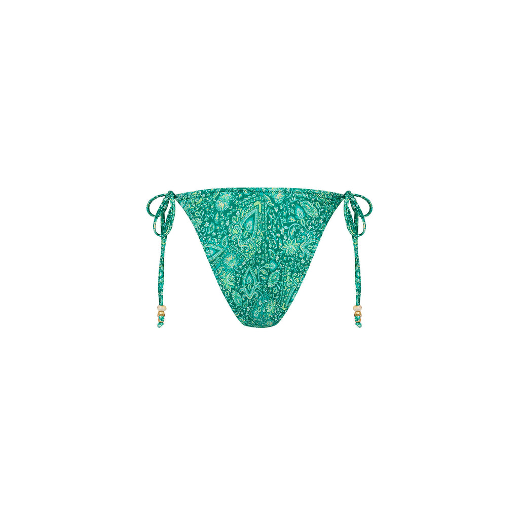 Ring Cheeky Tie Bikini Bottom