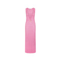 Crochet Plunge Maxi Dress