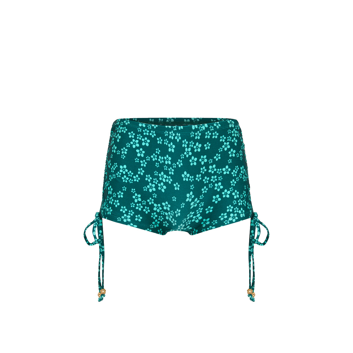 Ruched Tie Cheeky Swim Short