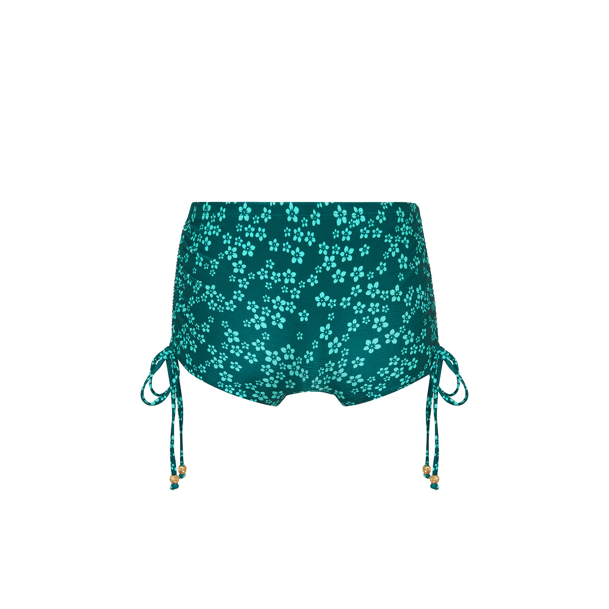 Ruched Tie Cheeky Swim Short